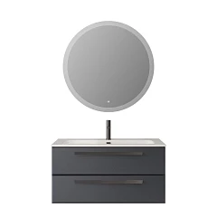Комплект мебели Cezares Eco-Cer 100 Grafito (раковина CZR-8073-100) Комплект мебели Cezares Eco-Cer 100 Grafito (раковина CZR-8073-100)