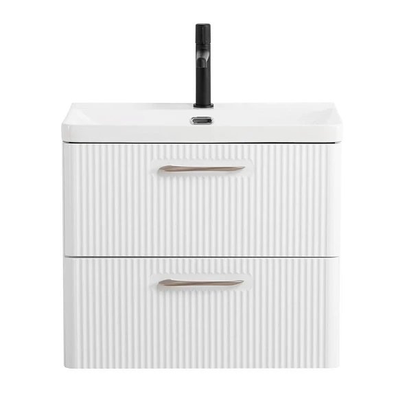 Тумба с раковиной BelBagno Due 60 Bianco Lucido