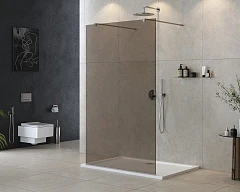 Душевая перегородка Cezares Liberta LIBERTA-L-2-120-120-BR-Cr Walk-in 120*120*195 L/R с возможностью двустороннего входа без поддона Душевая перегородка Cezares Liberta LIBERTA-L-2-120-120-BR-Cr Walk-in 120*120*195 L/R с возможностью двустороннего входа без поддона