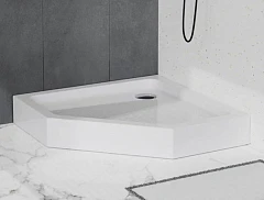 Душевой поддон BelBagno TRAY-BB-P-90-15-W 90*90*15 пятиугольный Душевой поддон BelBagno TRAY-BB-P-90-15-W 90*90*15 пятиугольный