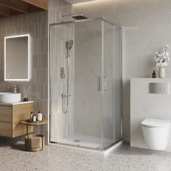 Душевой уголок BelBagno Luce LUCE-AH-2-120/90-C-Cr 120*90*195 без поддона Душевой уголок BelBagno Luce LUCE-AH-2-120/90-C-Cr 120*90*195 без поддона