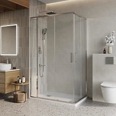 Душевой уголок BelBagno Luce LUCE-AH-21-150/90-C-Cr 150*90*195 без поддона Душевой уголок BelBagno Luce LUCE-AH-21-150/90-C-Cr 150*90*195 без поддона