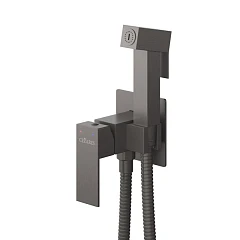 Гигиенический душ со смесителем Cezares Slider SLIDER-DIF-GM скрытый монтаж оружейная сталь Гигиенический душ со смесителем Cezares Slider SLIDER-DIF-GM скрытый монтаж оружейная сталь