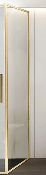Душевая стенка боковая Vincea Slim Soft VSG-1SS800CLG 80*200 профиль брашированное золото