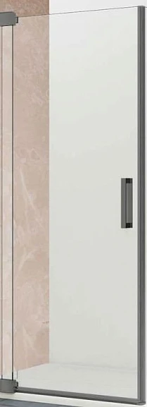 Комплект профиль и фурнитура Vincea Extra KD-VDP-1E8090GM для душевой двери VDP-1E8090 вороненая сталь