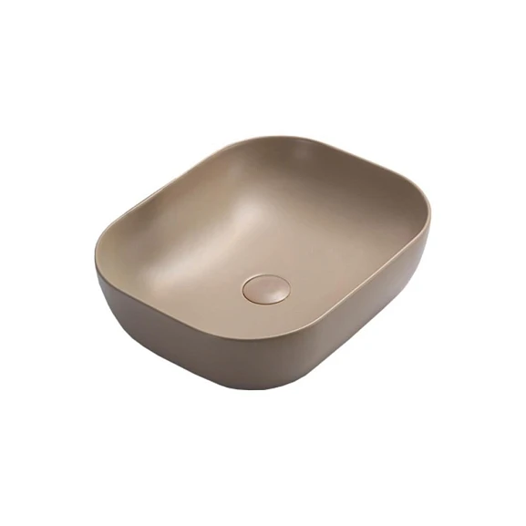 Накладная раковина Vincea VBS-101MC 50,5*40,5 капучино матовый