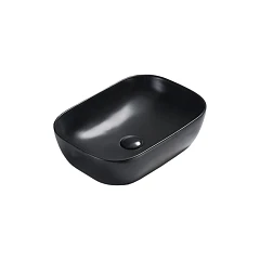 Накладная раковина Vincea VBS-102MB 45,5*32,5 черная матовая Накладная раковина Vincea VBS-102MB 45,5*32,5 черная матовая