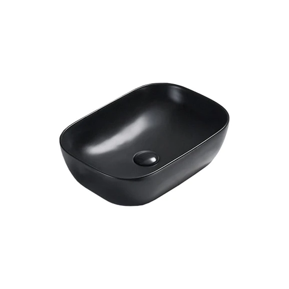 Накладная раковина Vincea VBS-102MB 45,5*32,5 черная матовая