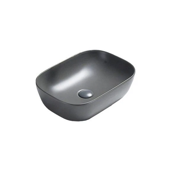 Накладная раковина Vincea VBS-102MG 45,5*32,5 серая матовая
