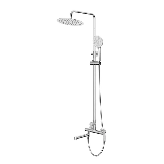 Душевая стойка BelBagno Unique UNIQUE-VSCM-CRM с изливом хром