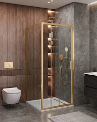 Душевой уголок Cezares Molveno MOLVENO-AHF-31-100/90-C-BORO-IV 100*90*195 профиль брашированное золото без поддона Душевой уголок Cezares Molveno MOLVENO-AHF-31-100/90-C-BORO-IV 100*90*195 профиль брашированное золото без поддона