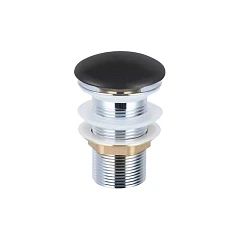 Донный клапан Vincea DBS0-216MB без перелива черный матовый Донный клапан Vincea DBS0-216MB без перелива черный матовый