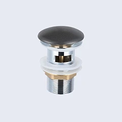 Донный клапан Vincea DBS-216MA с переливом антрацит матовый Донный клапан Vincea DBS-216MA с переливом антрацит матовый