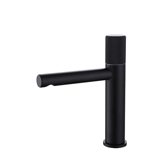 Смеситель Olive’s Mansa 36100MNB для раковины черный матовый