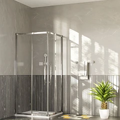 Душевой уголок Esbano Flex ESF-80D1+100D2-C 100*80*195 L/R без поддона