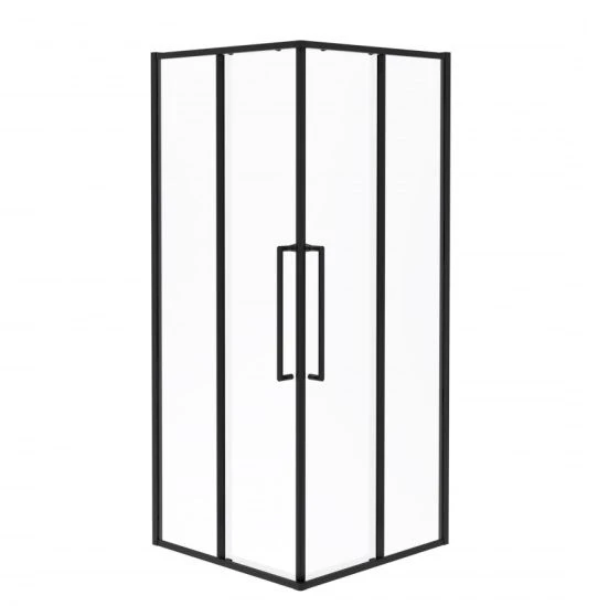 Душевой уголок Esbano Surf ESS-100KV-B 100*100*195 профиль черный матовый без поддона