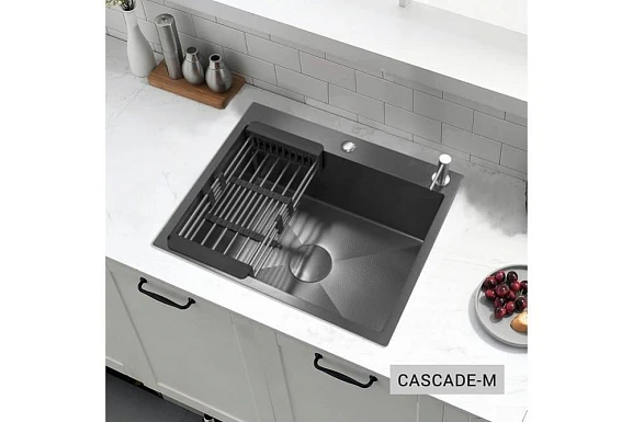 Кухонная мойка Esbano Cascade ESMKCASCM 60*50 многофункциональная оружейная сталь