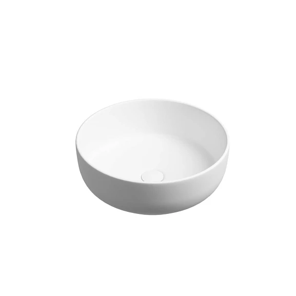 Накладная раковина Ceramicanova Taycan 37,5*37,5 белая матовая