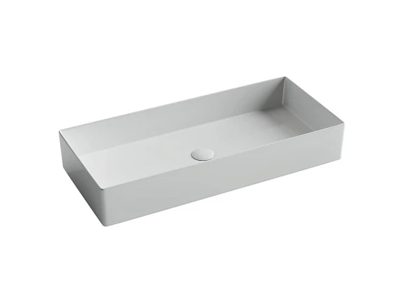 Накладная раковина Ceramicanova Element 80,1*36 белый глянец