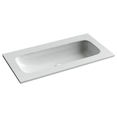 Встраиваемая раковина Ceramicanova Grace 91*45,7 без отверстия под смеситель белый глянец