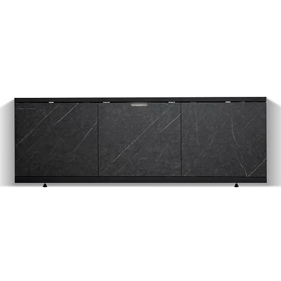 Фронтальная панель Alavann Rita Black 160 черный мрамор