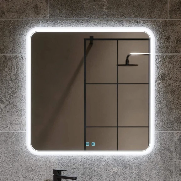 Зеркало Alavann Anna 80 с подсветкой и функцией антизапотевания