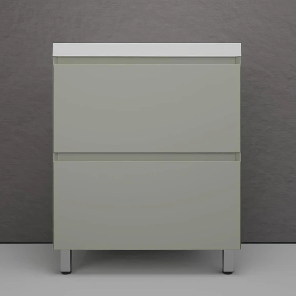 Тумба под раковину Style Line Манхэттен 70 напольная олива