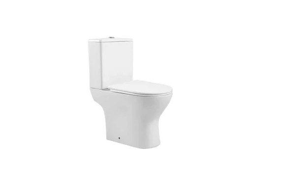 Унитаз-компакт Aquatek Леон AQ2785T-00 36*63, со смывом "Торнадо", безободковый с крышкой-сиденьем микролифт Slim