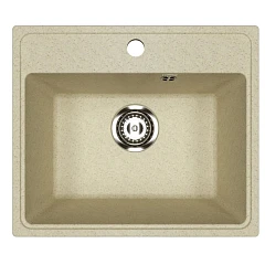 Кухонная мойка Uperwood ECON UPD-408 49х42 бежевая матовая Кухонная мойка Uperwood ECON UPD-408 49х42 бежевая матовая