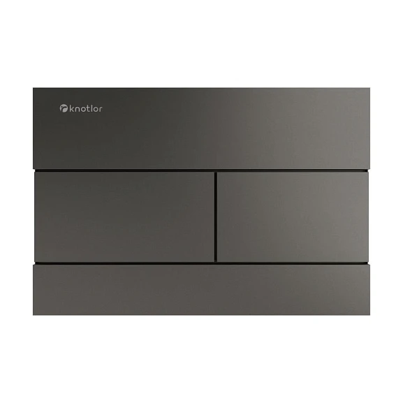 Клавиша смыва Knotlor Vitality BIS103GM вороненая сталь