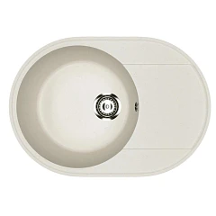 Кухонная мойка Uperwood ECON UPD-107 61х47 белая матовая Кухонная мойка Uperwood ECON UPD-107 61х47 белая матовая