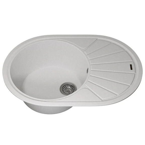 Кухонная мойка Uperwood Quartz UPD-02 76х51 белая матовая