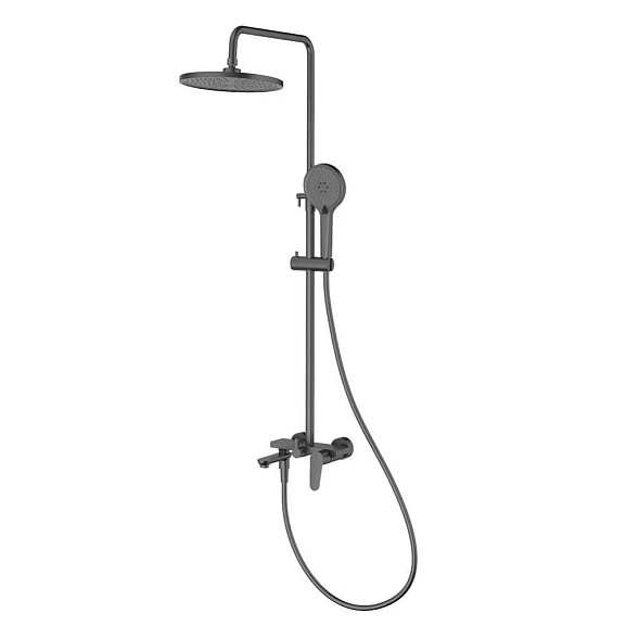 Душевая стойка Raglo R31.24.09 с изливом графит