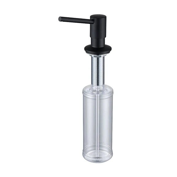 Дозатор Raglo R720.01.06 встраиваемый для кухонной мойки 350 ml черный матовый