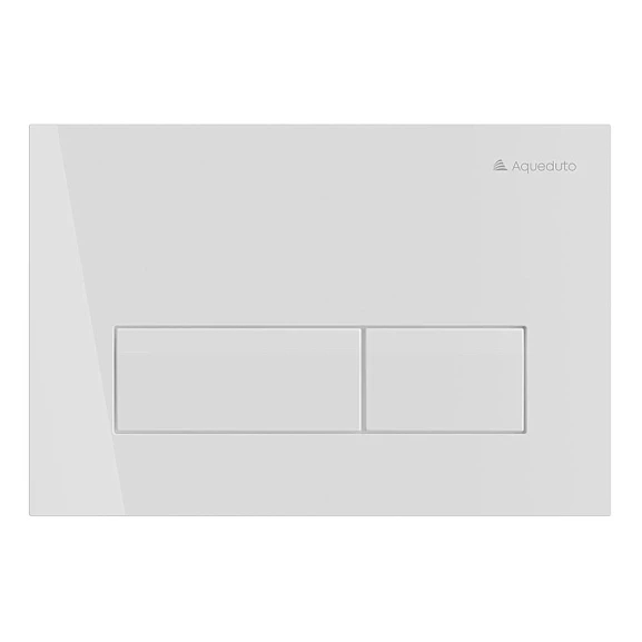 Клавиша смыва Aqueduto Retangulo Novo RET0210 белый глянец