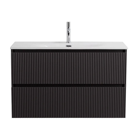 Тумба под раковину BelBagno Uno-Mini 100 темно-серая матовая