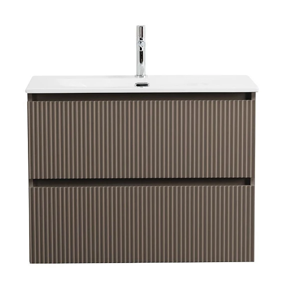 Тумба с раковиной BelBagno Uno-Mini 90 бежевая матовая