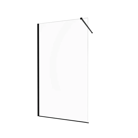Душевая перегородка Triton Плано-Блэк 100*200 без поддона