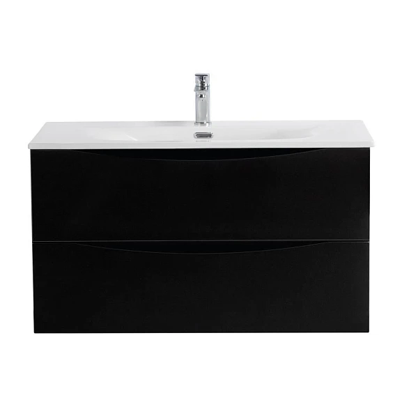 Тумба под раковину BelBagno Marino-Cer-N 90 Nero Lucido