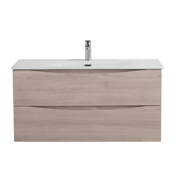 Тумба с раковиной BelBagno Marino-Cer-N 100 Rovere Grigio