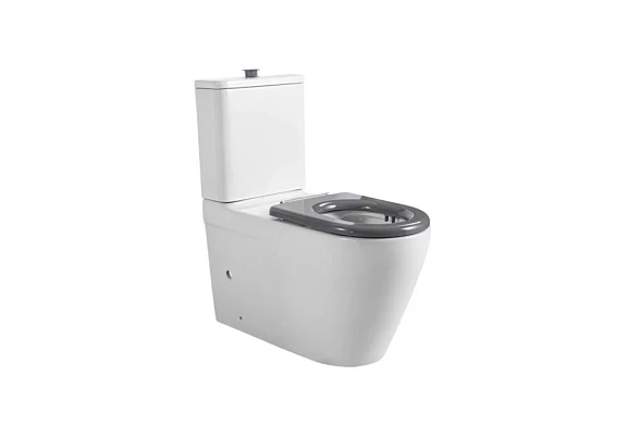 Унитаз-компакт Aquatek для людей с ограниченными возможностями AQ2213-00 38,5*80 безободковый, сиденье дюропласт