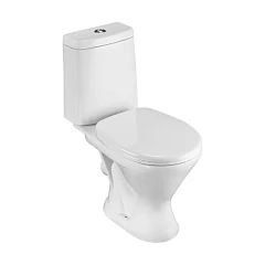 Унитаз-компакт Santeri Грация 36,5*65,5 горизонтальный выпуск с крышкой-сиденьем полипропилен