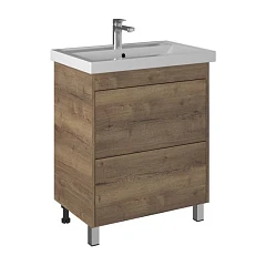 Тумба с раковиной Briz Риччи 70 дуб веллингтон табак