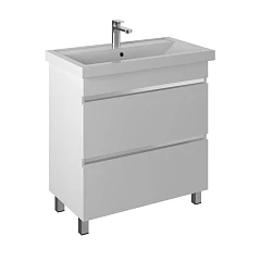 Тумба с раковиной Briz Элен Классик 80 белый глянец