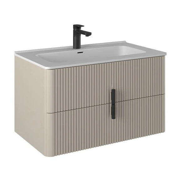 Тумба с раковиной Prato Арно 80 бежевая