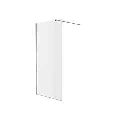 Душевая перегородка Knotlor Velum Crystal 100*200 профиль хром без поддона