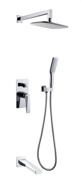 Душевой комплект Boheme Venturo 374-2 с изливом хром