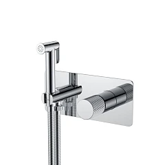 Гигиенический душ со смесителем Boheme Stick 127-CRCR.3 скрытый монтаж хром ручка Linea