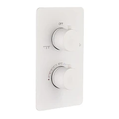 Термостат Boheme Cell 134-2-MW для ванны и душа скрытый монтаж на 2 потребителя белый матовый