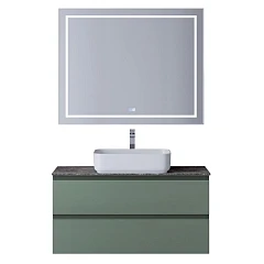 Комплект мебели BelBagno Крафт/Kraft 100 еловый матовый со столешницей Granito